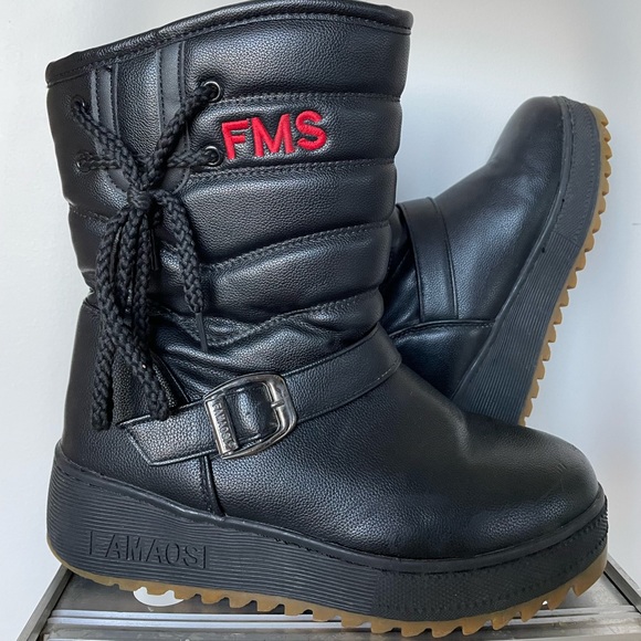 FAMAOSI fur lined boots - Picture 3 of 5